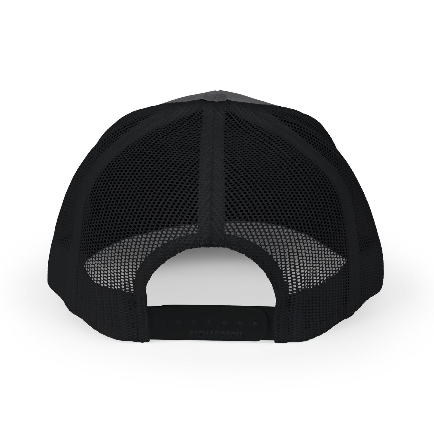 Embroidered Trucker Snapback Cap — JW Apparel Logo Mesh Hat