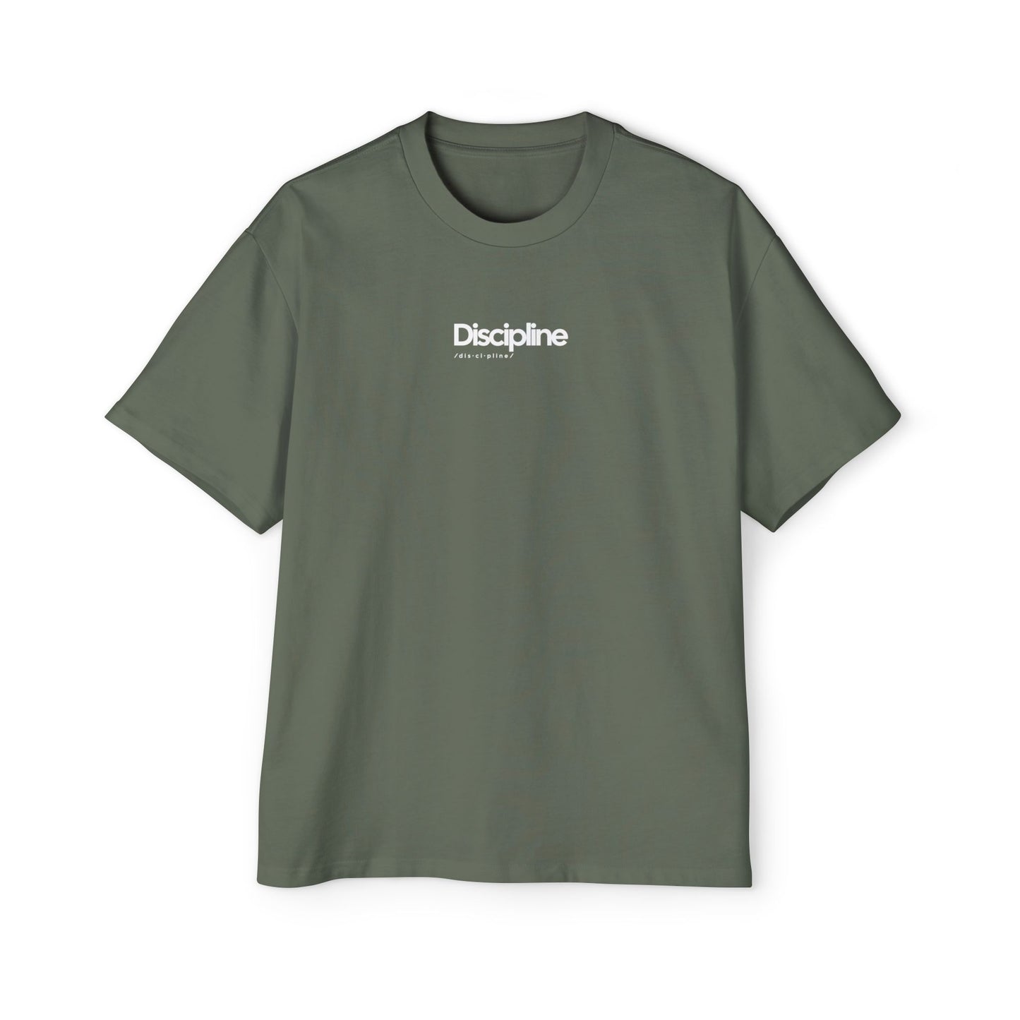 Oversized “Discipline” Tee