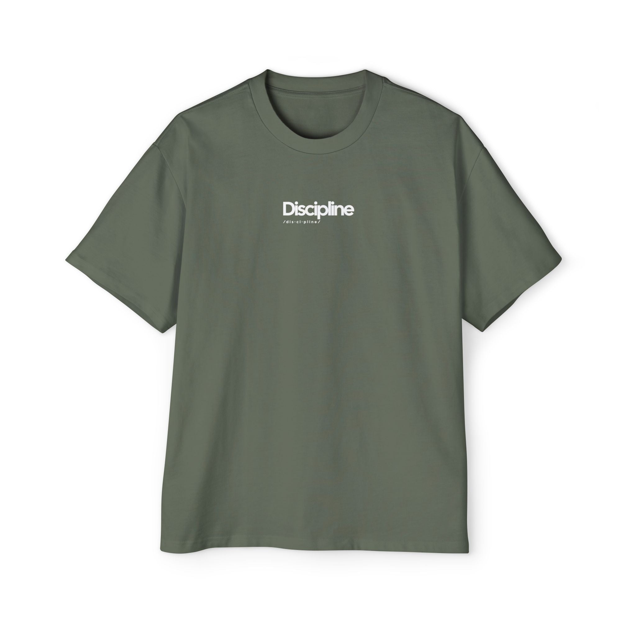 Oversized “Discipline” Tee