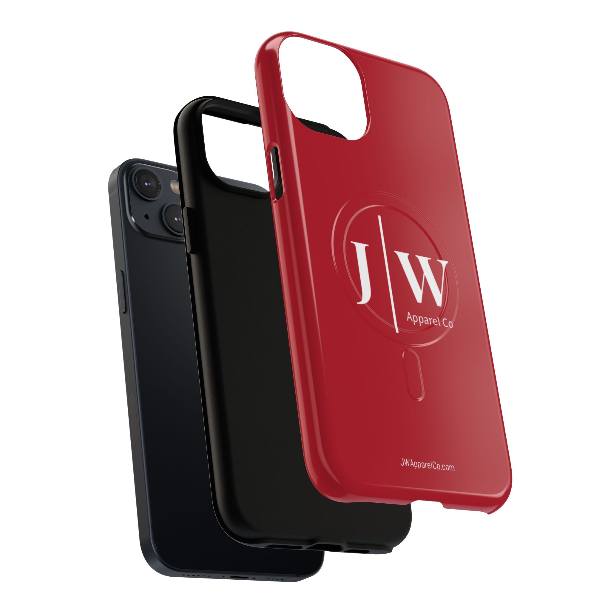 Tough “Dark Red” Magnetic iPhone Case