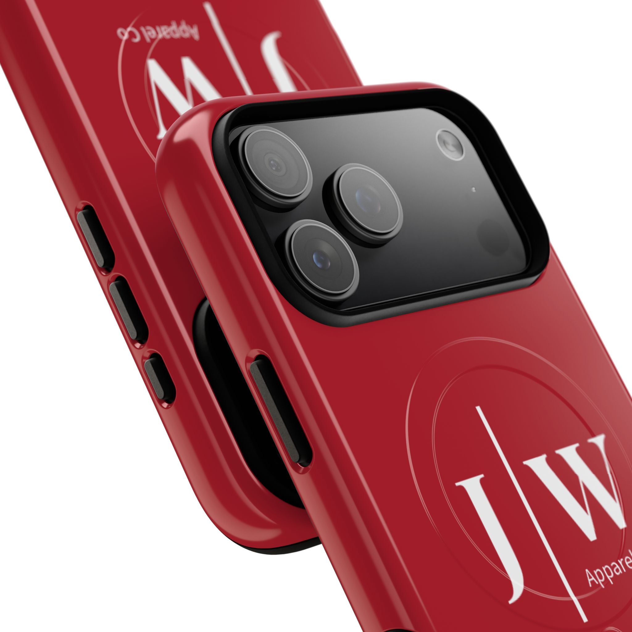 Tough “Dark Red” Magnetic iPhone Case