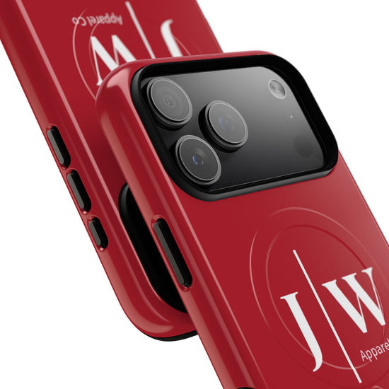 Tough “Dark Red” Magnetic iPhone Case