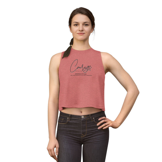 “Courage” Definition Crop Top