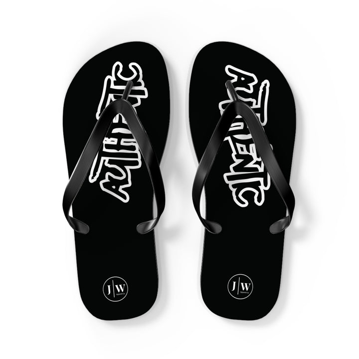 JW “Authentic” Black Flip Flops