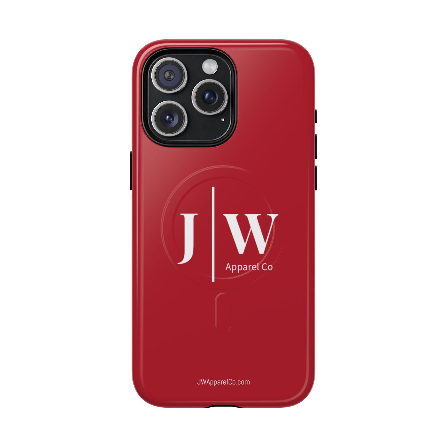 Tough “Dark Red” Magnetic iPhone Case