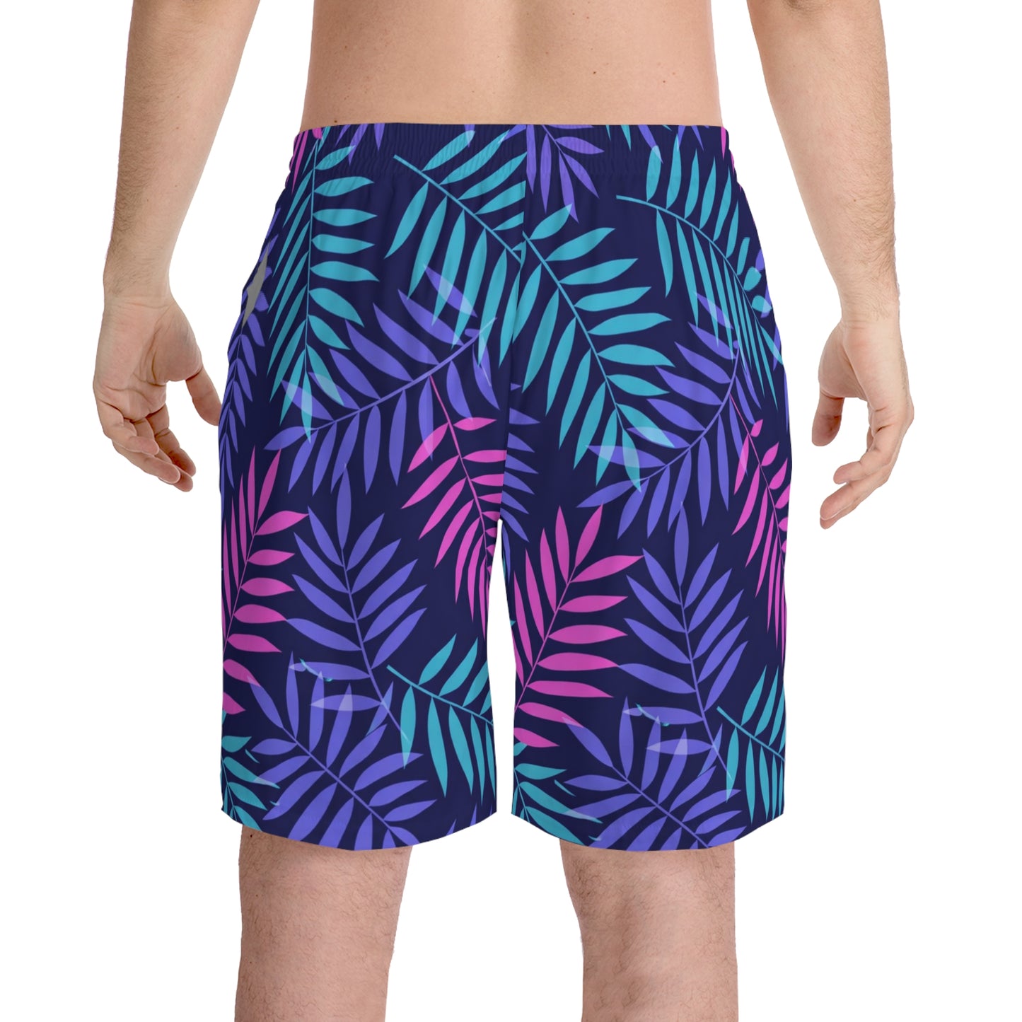 “Tropical Palm” Swim Trunks