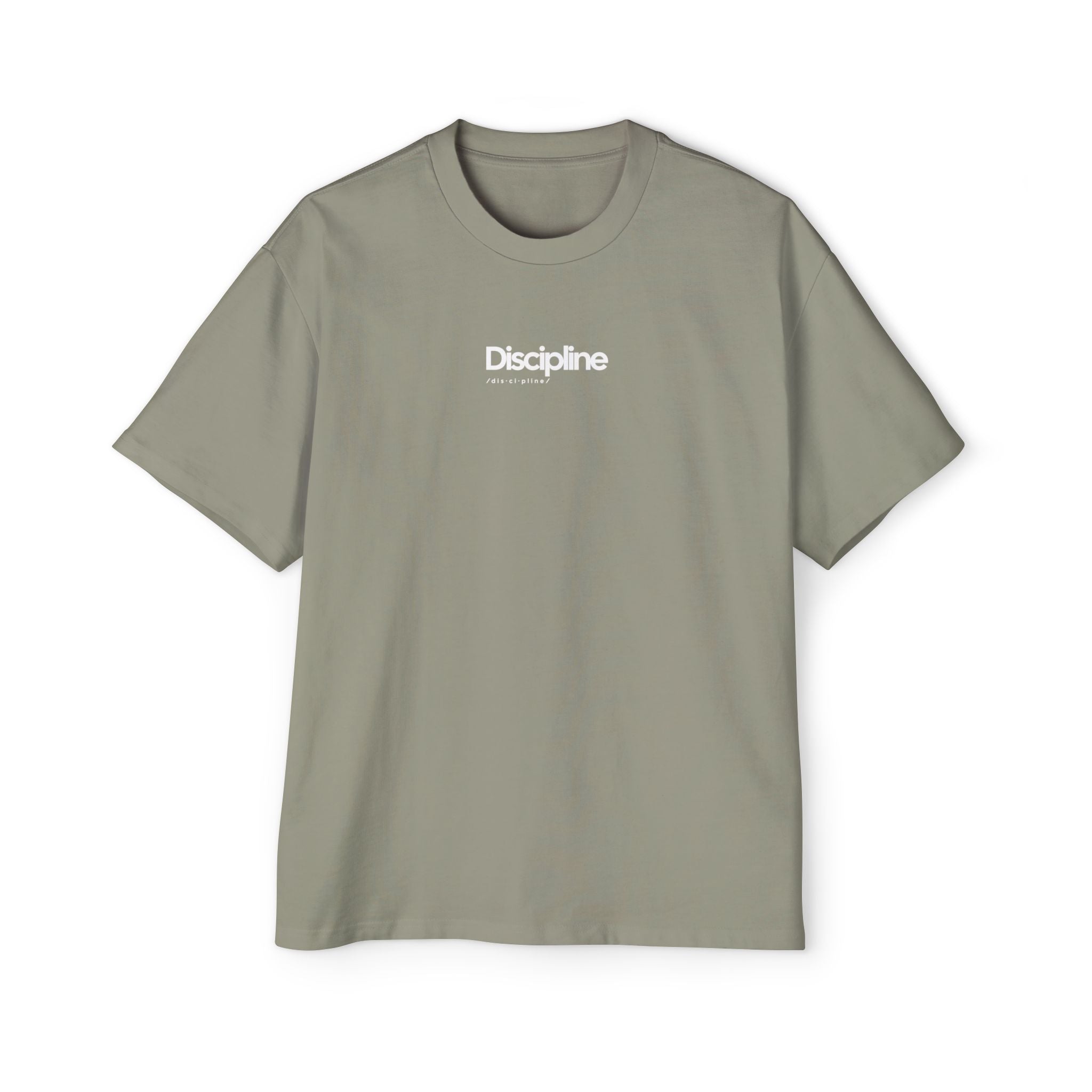 Oversized “Discipline” Tee