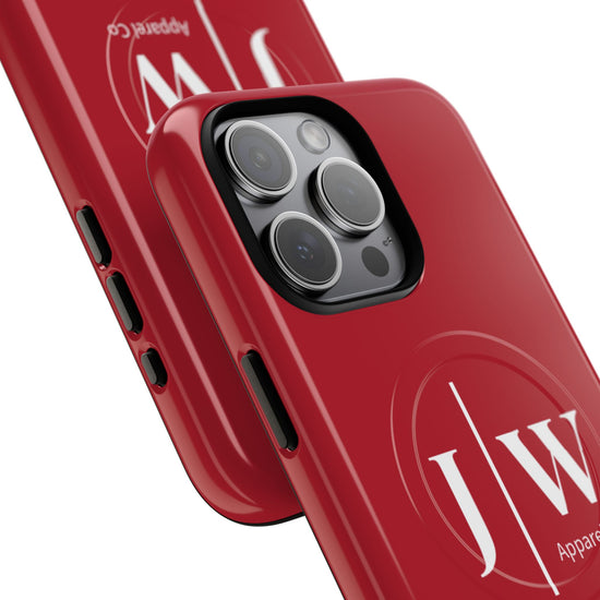 Tough “Dark Red” Magnetic iPhone Case