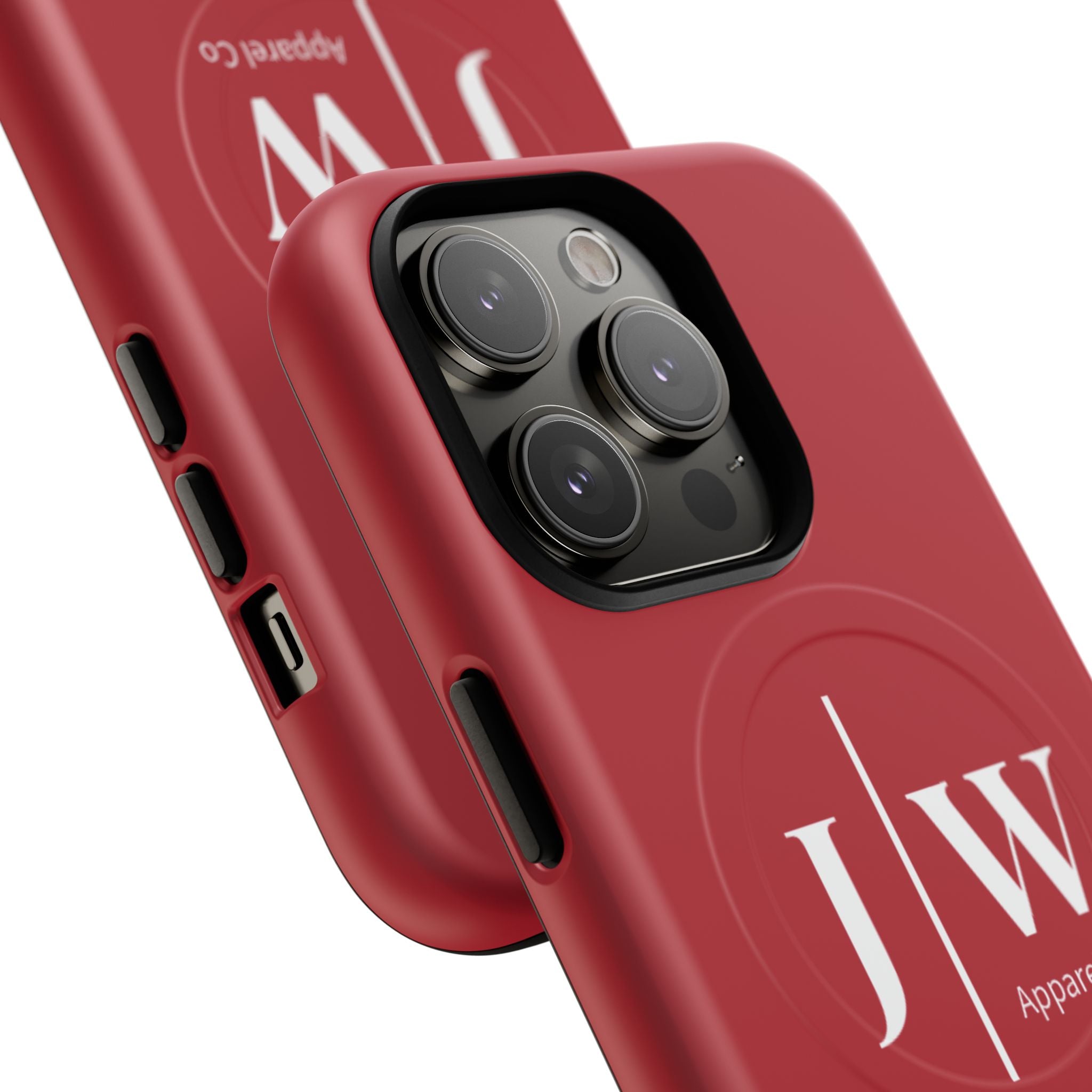 Tough “Dark Red” Magnetic iPhone Case