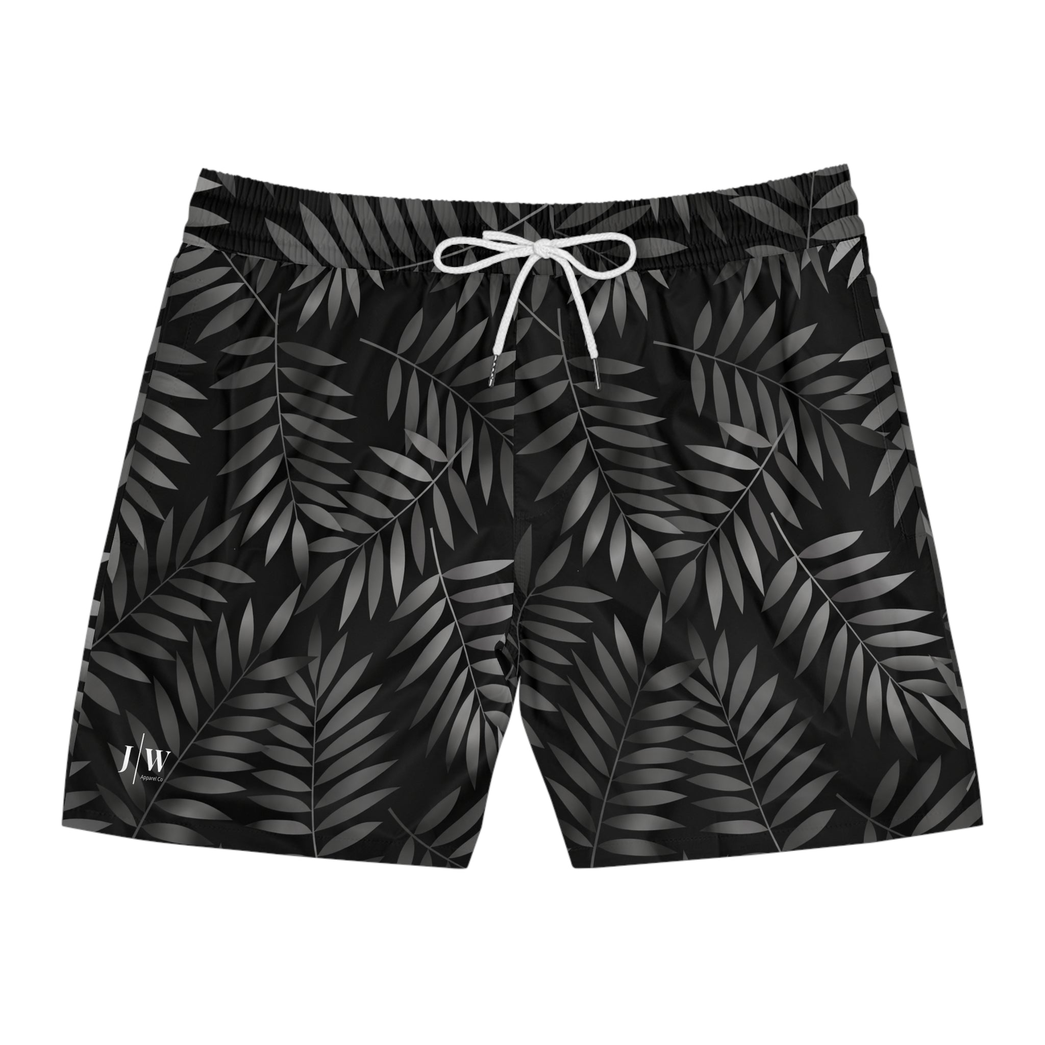 Men’s Black Palm Swim Shorts