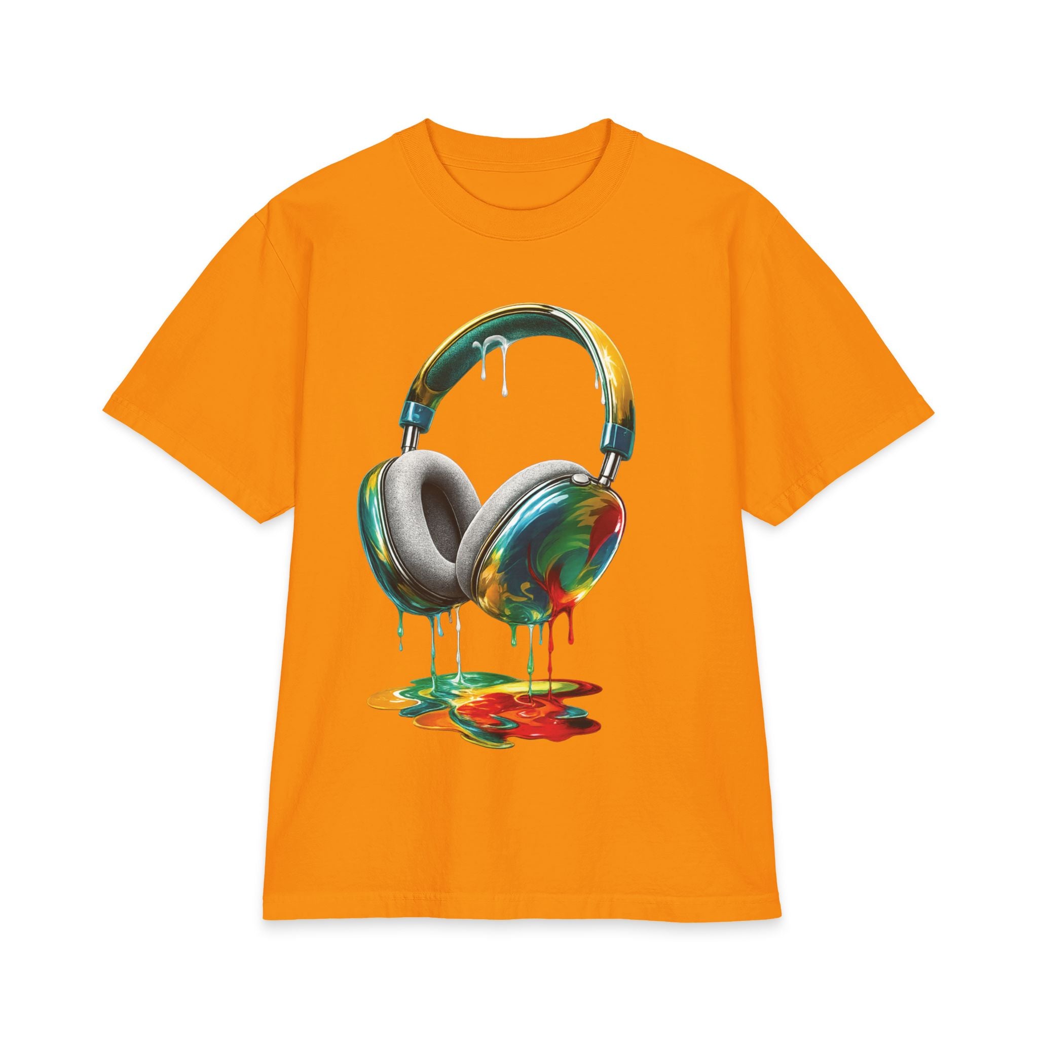 Oversize “Wet Paint” Headphones T-Shirt