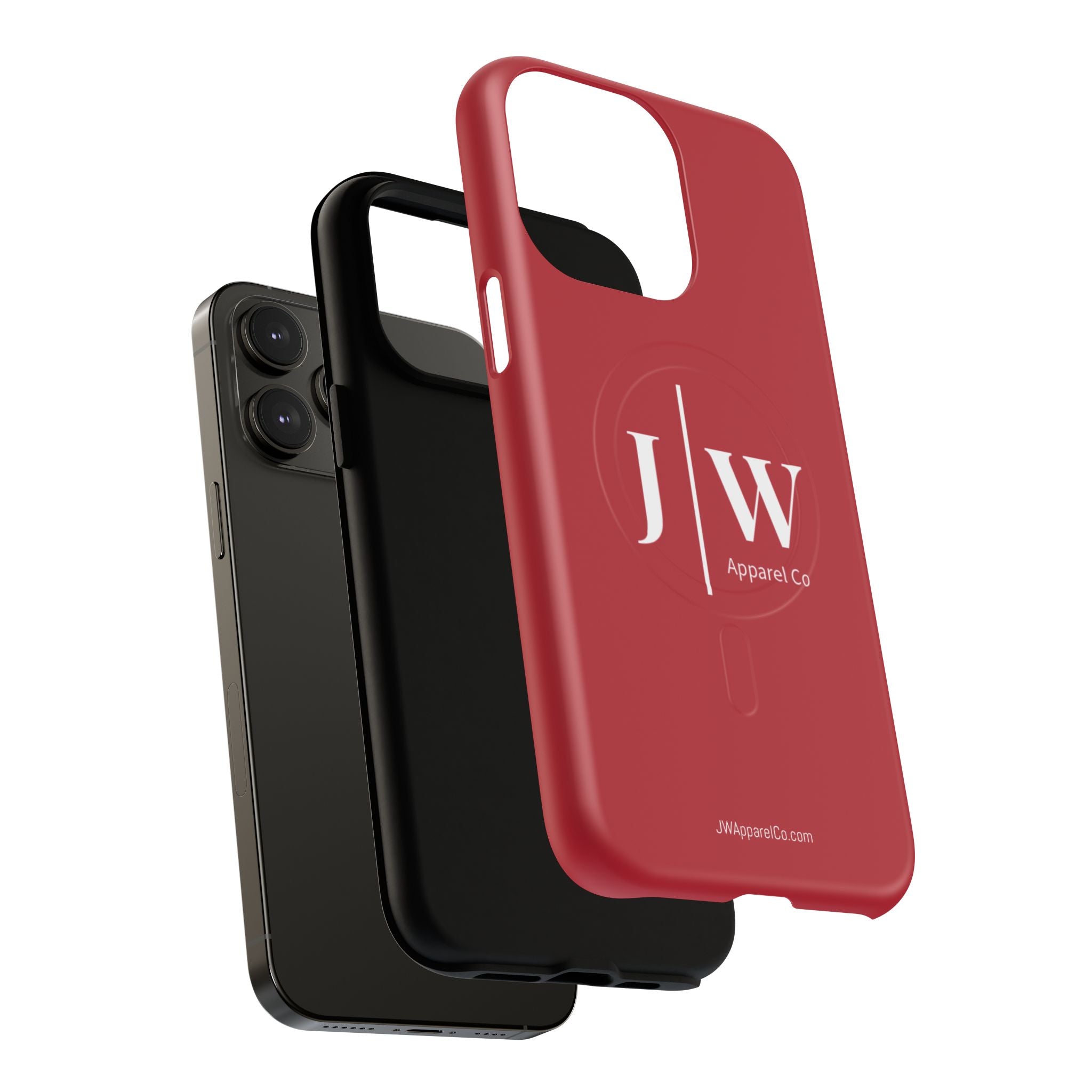 Tough “Dark Red” Magnetic iPhone Case
