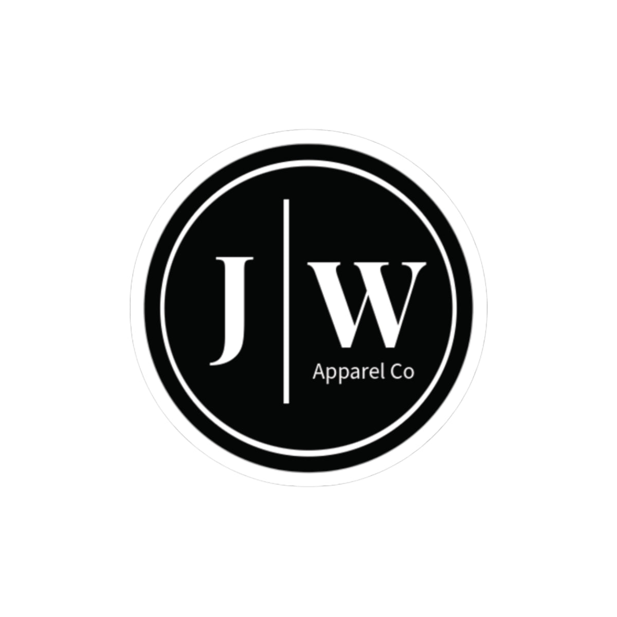 JW Apparel Co. Logo Kiss-Cut Sticker | Decals