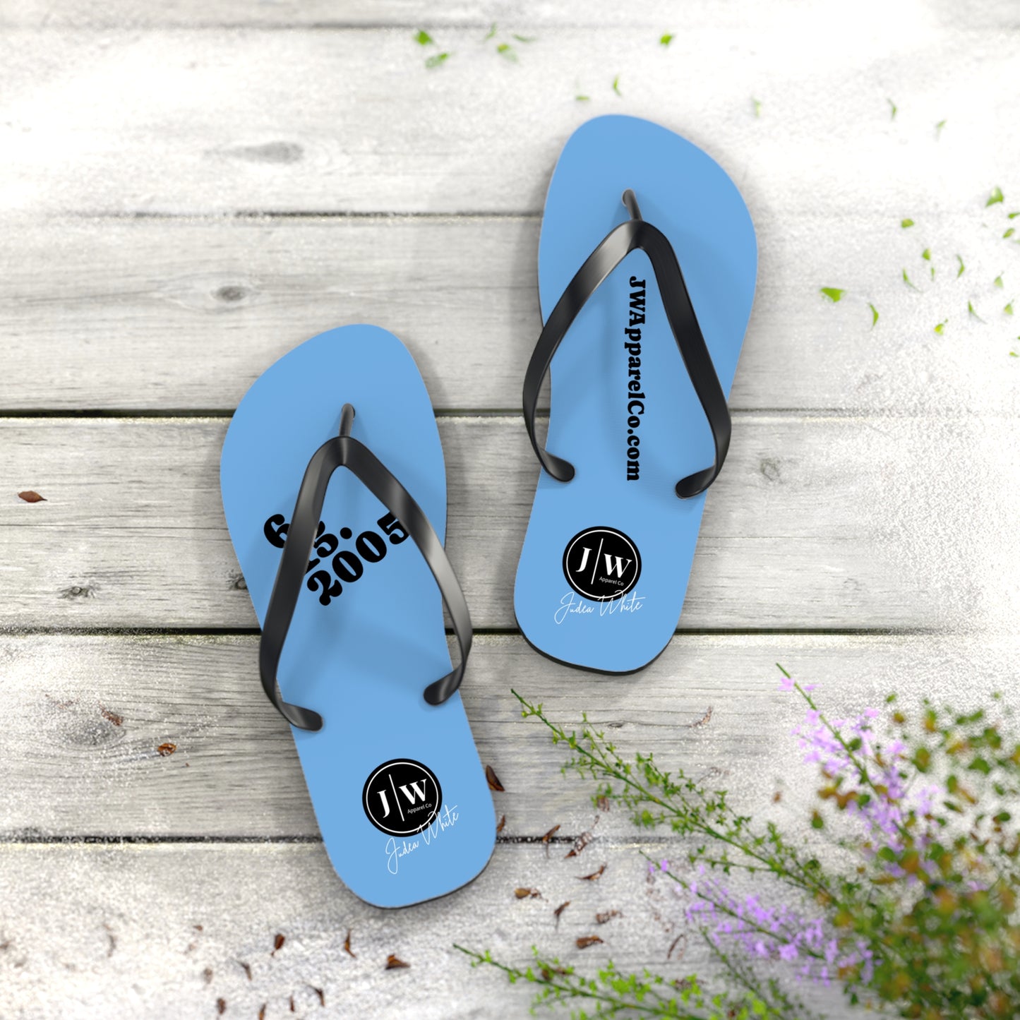 JW “Light Blue” Flip Flops