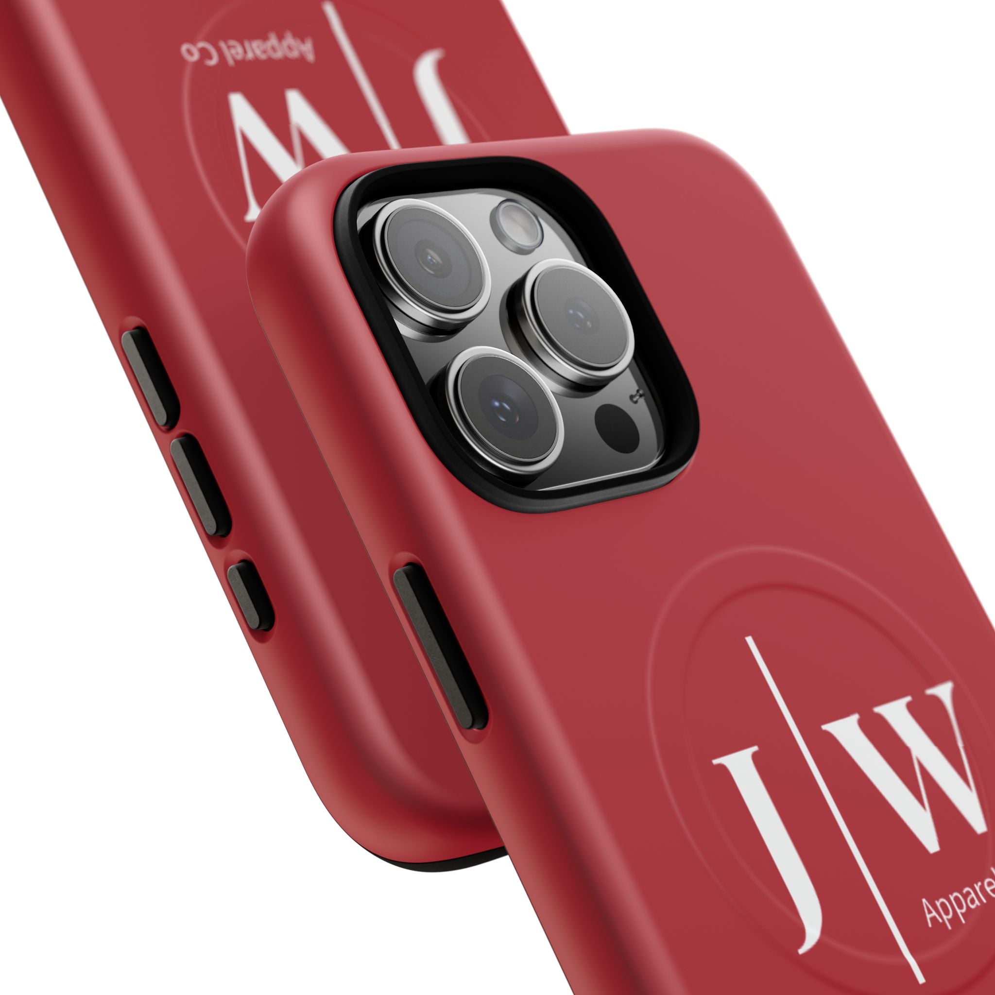 Tough “Dark Red” Magnetic iPhone Case