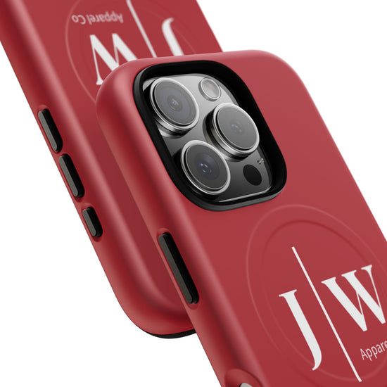 Tough “Dark Red” Magnetic iPhone Case