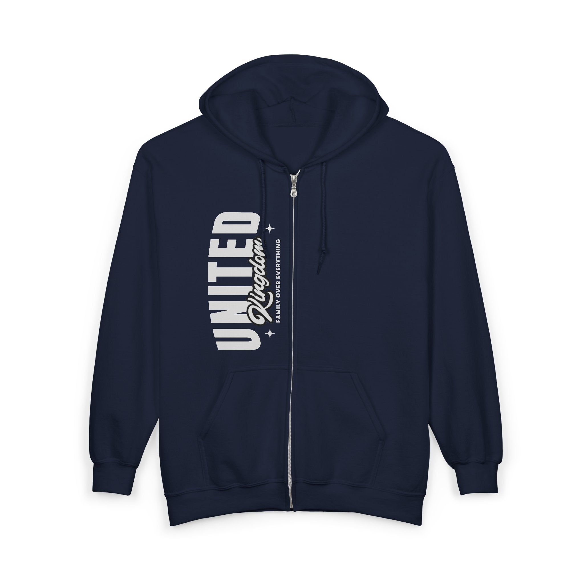 Vertical 'United Kingdom' Zip-Up Jacket