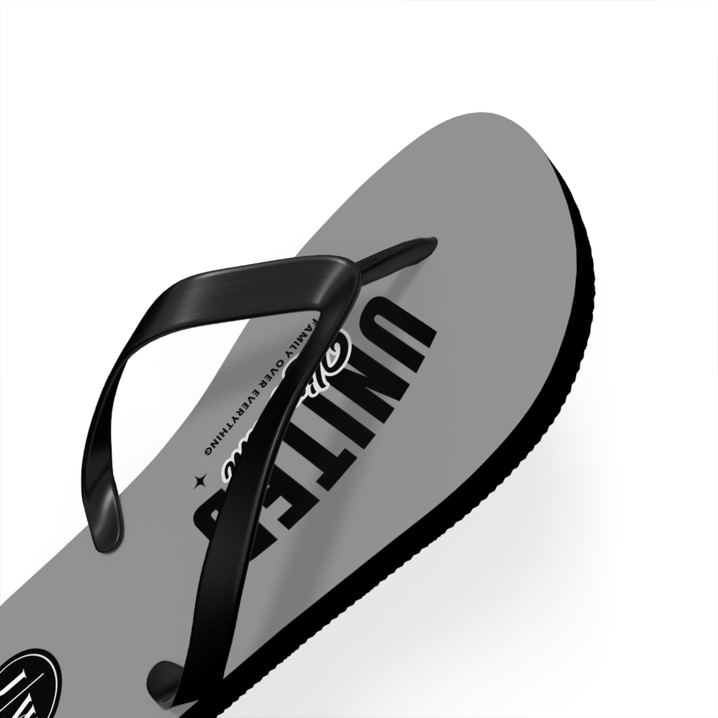 JW “United Kingdom” Grey Flip Flops