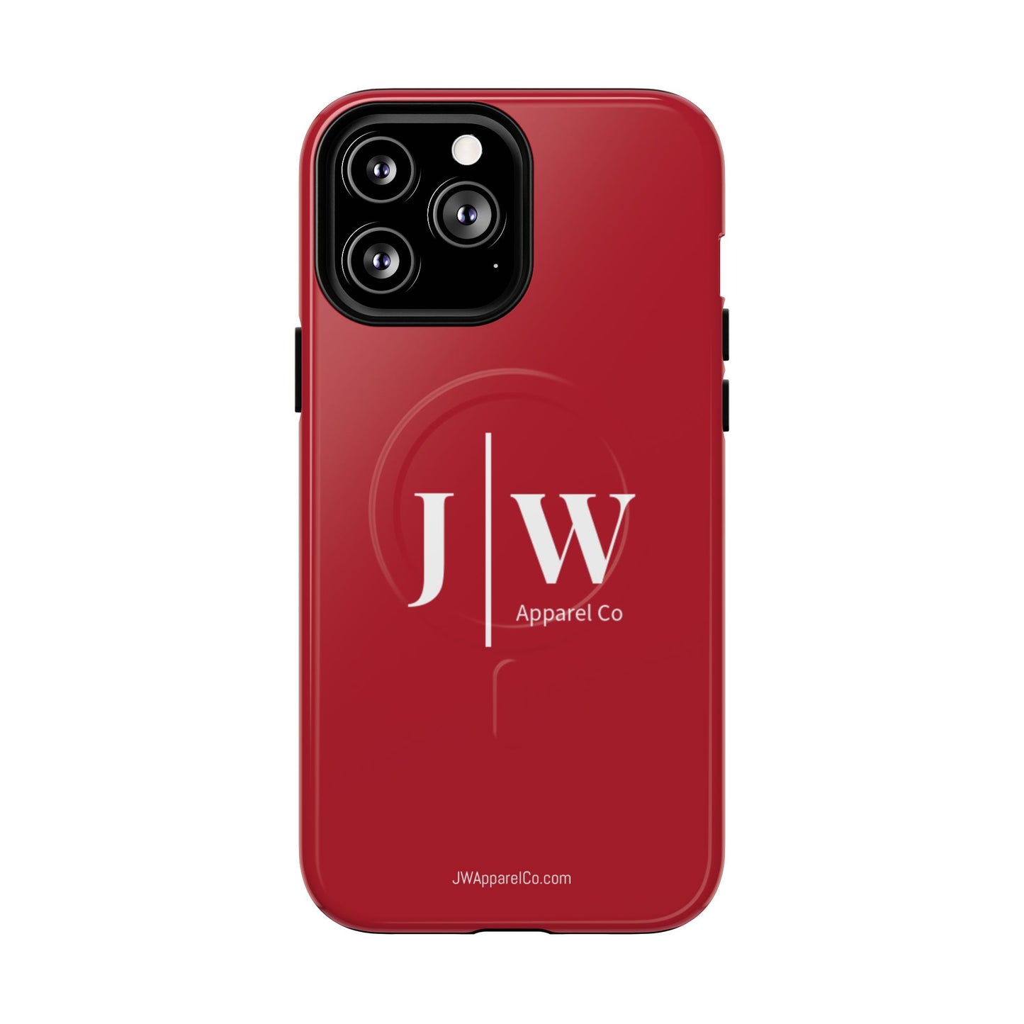Tough “Dark Red” Magnetic iPhone Case