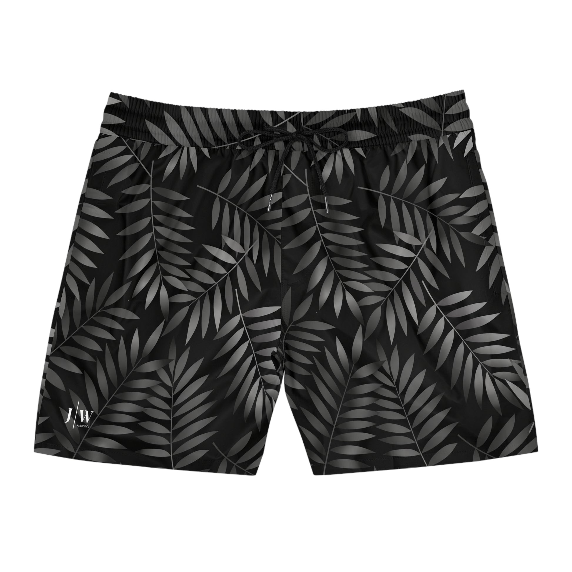 Men’s Black Palm Swim Shorts
