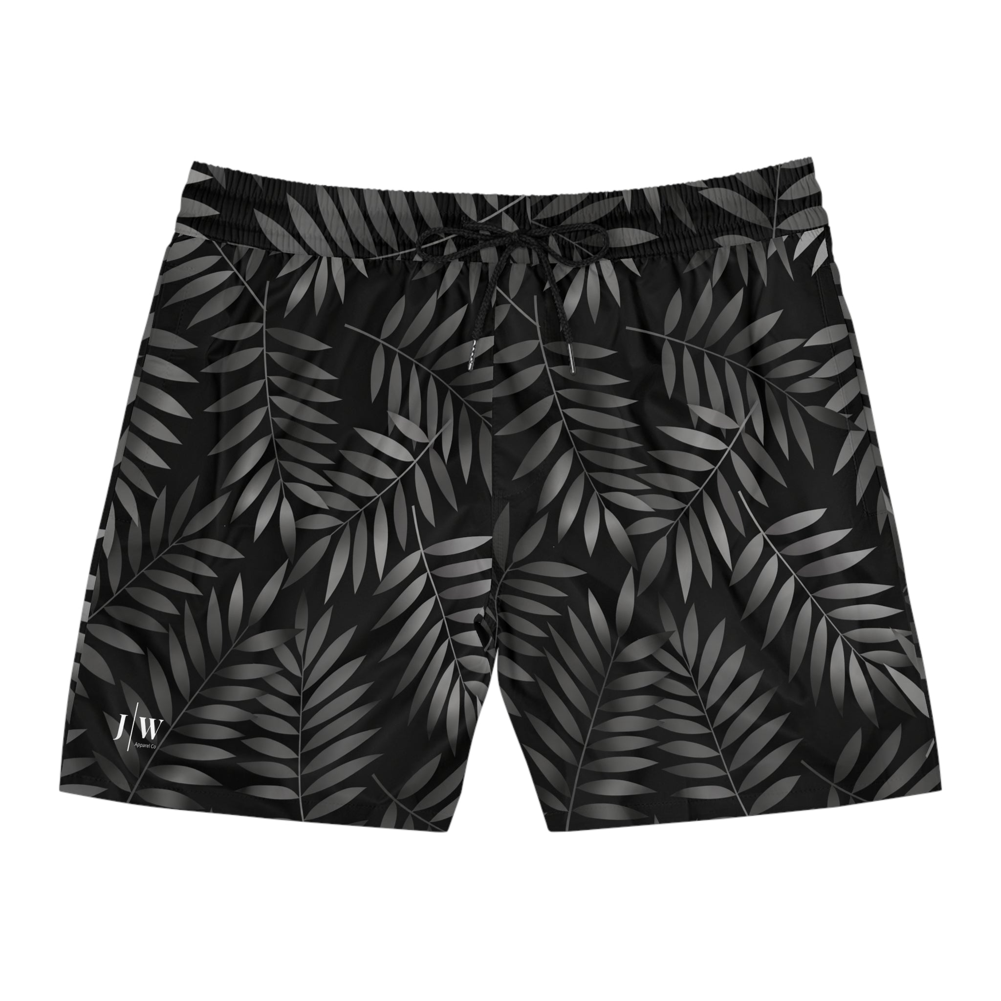 Men’s Black Palm Swim Shorts