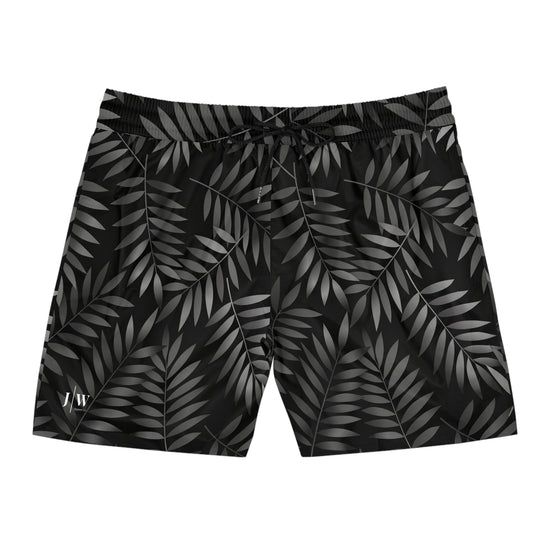 Men’s Black Palm Swim Shorts