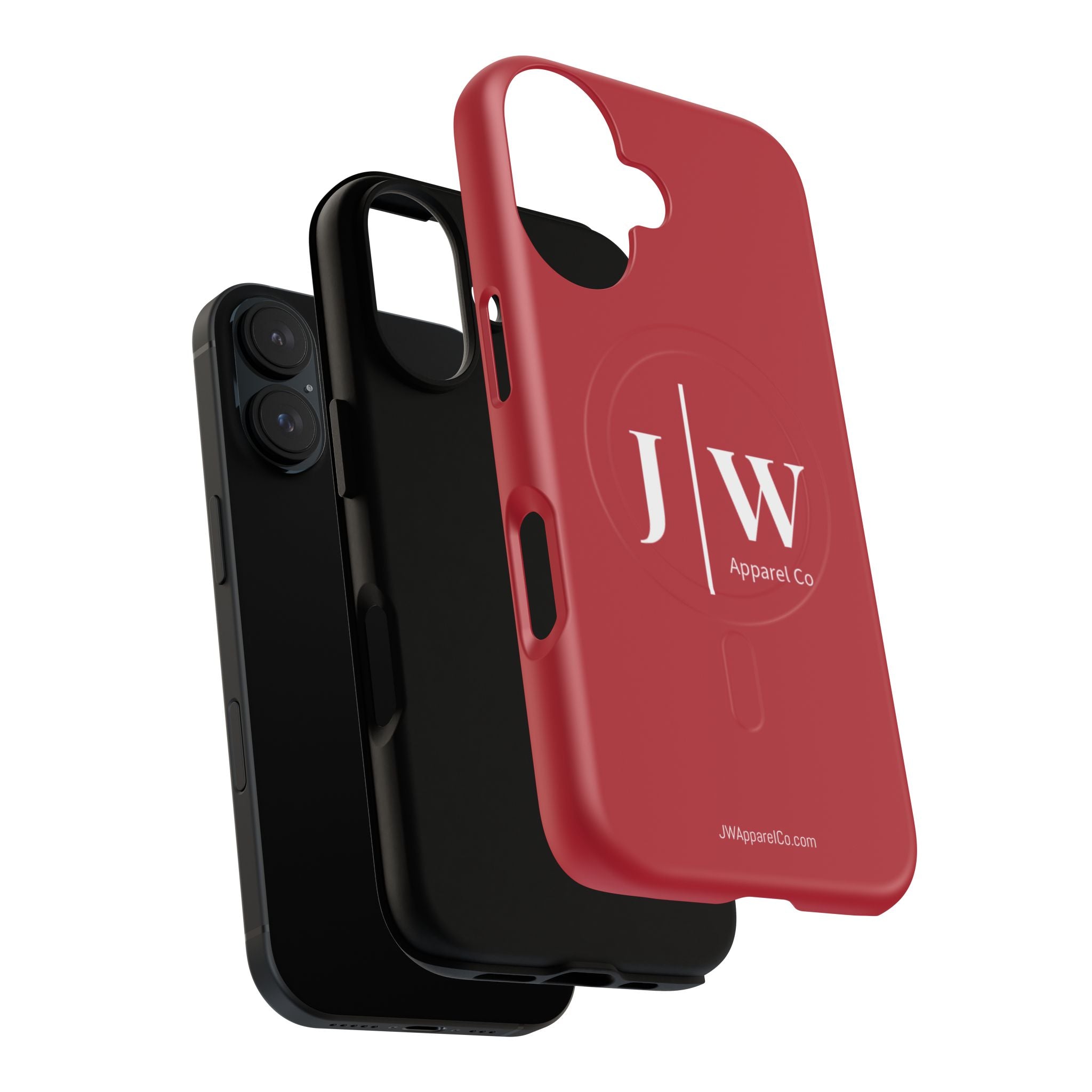 Tough “Dark Red” Magnetic iPhone Case