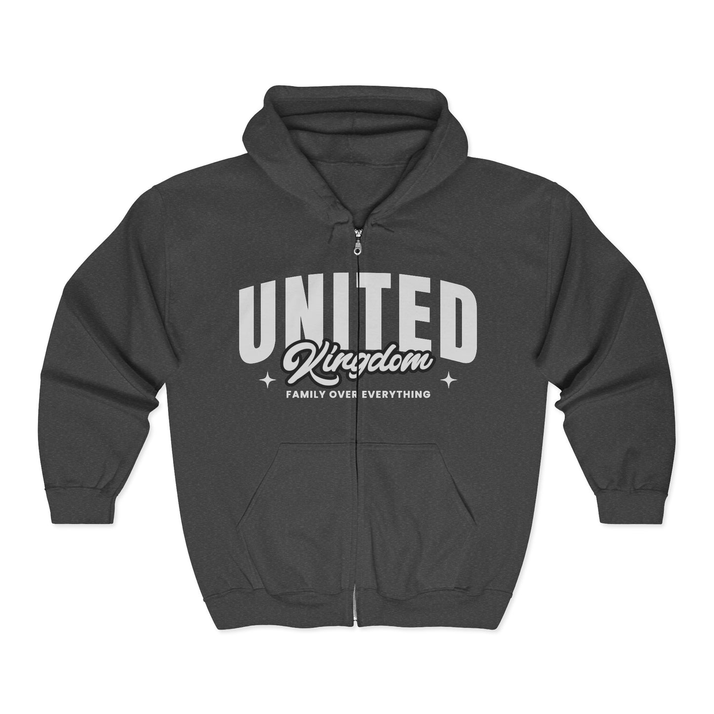 'United Kingdom' Zip-Up Hoodie