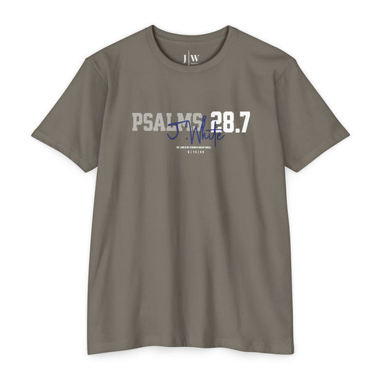 Psalm 28:7 “J.White” T‑Shirt