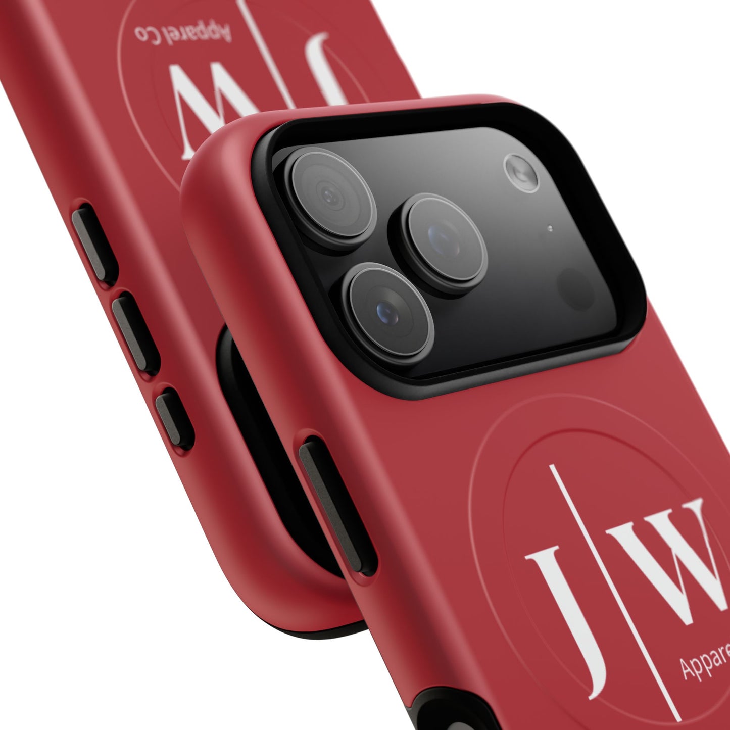 Tough “Dark Red” Magnetic iPhone Case