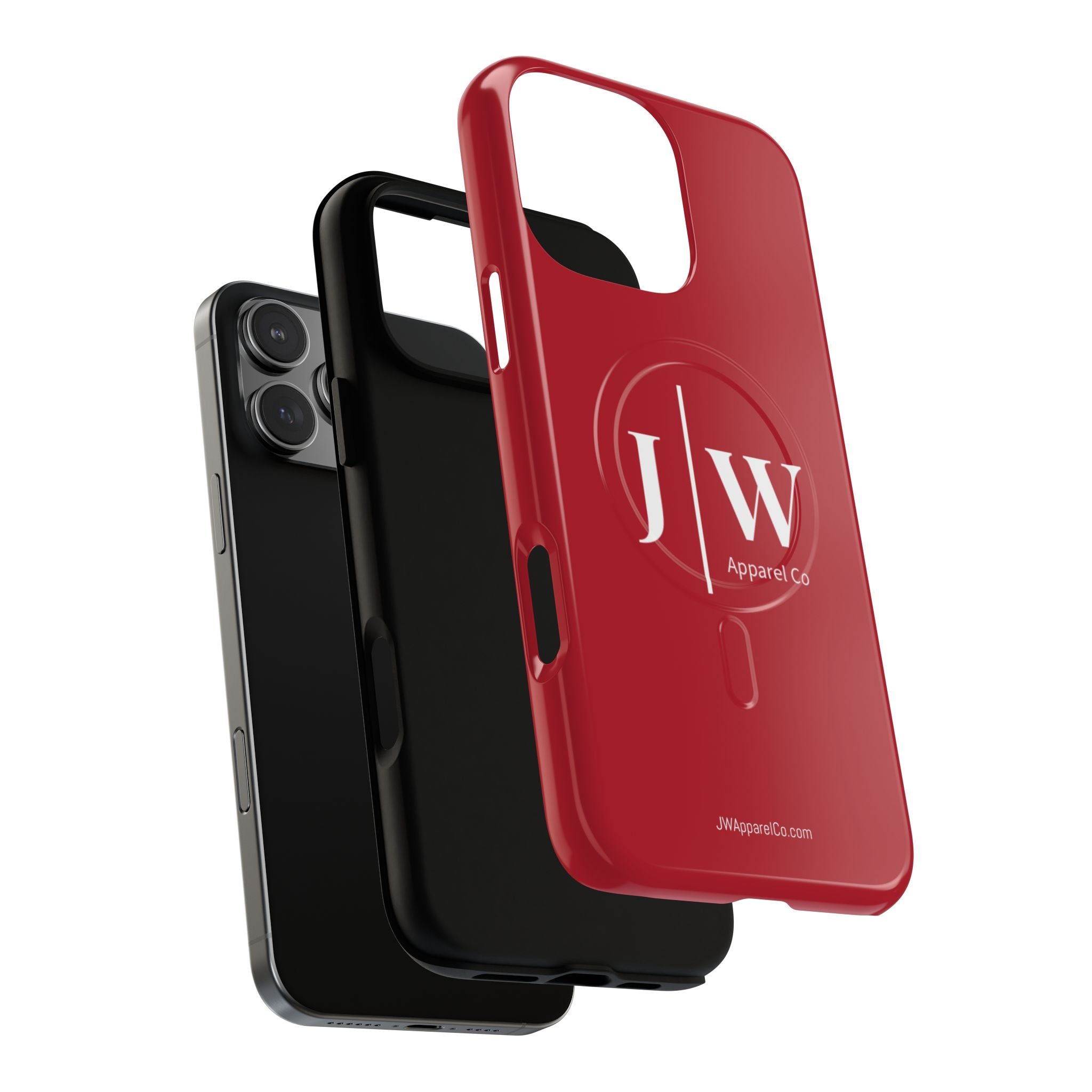 Tough “Dark Red” Magnetic iPhone Case