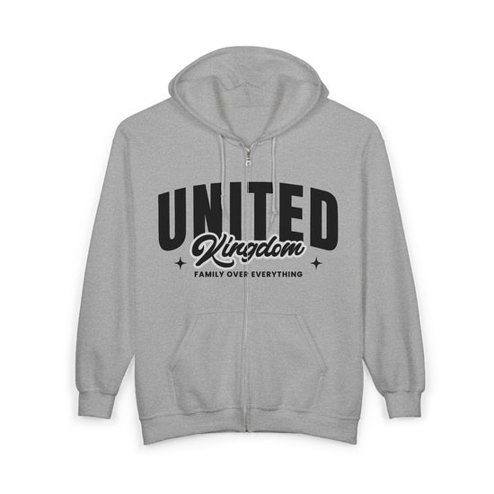 'United Kingdom' Zip-Up Hoodie
