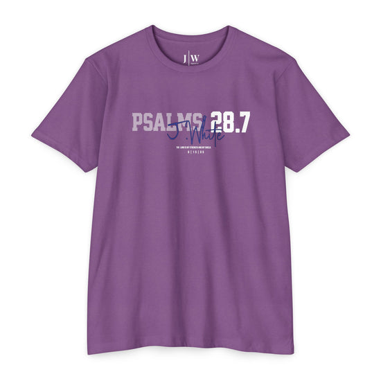 Psalm 28:7 “J.White” T‑Shirt