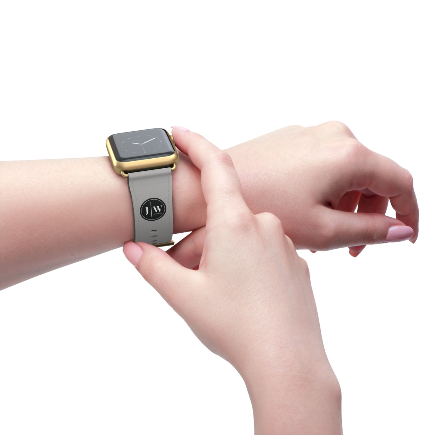 JW “Gray” Silicone Apple Watch Band