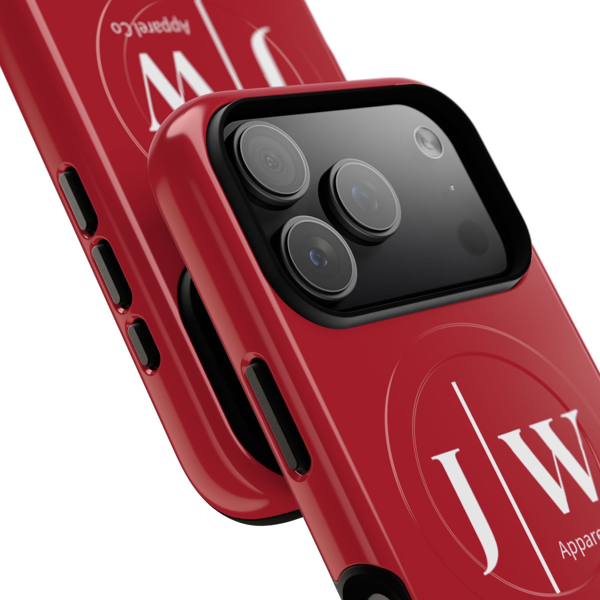 Tough “Dark Red” Magnetic iPhone Case