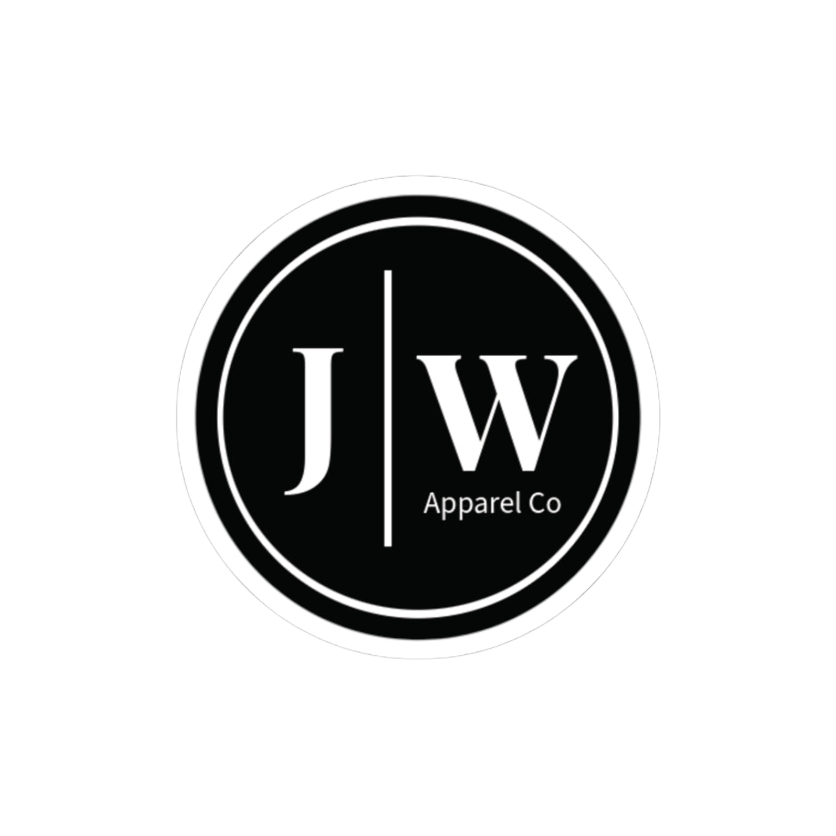JW Apparel Co. Logo Kiss-Cut Sticker | Decals