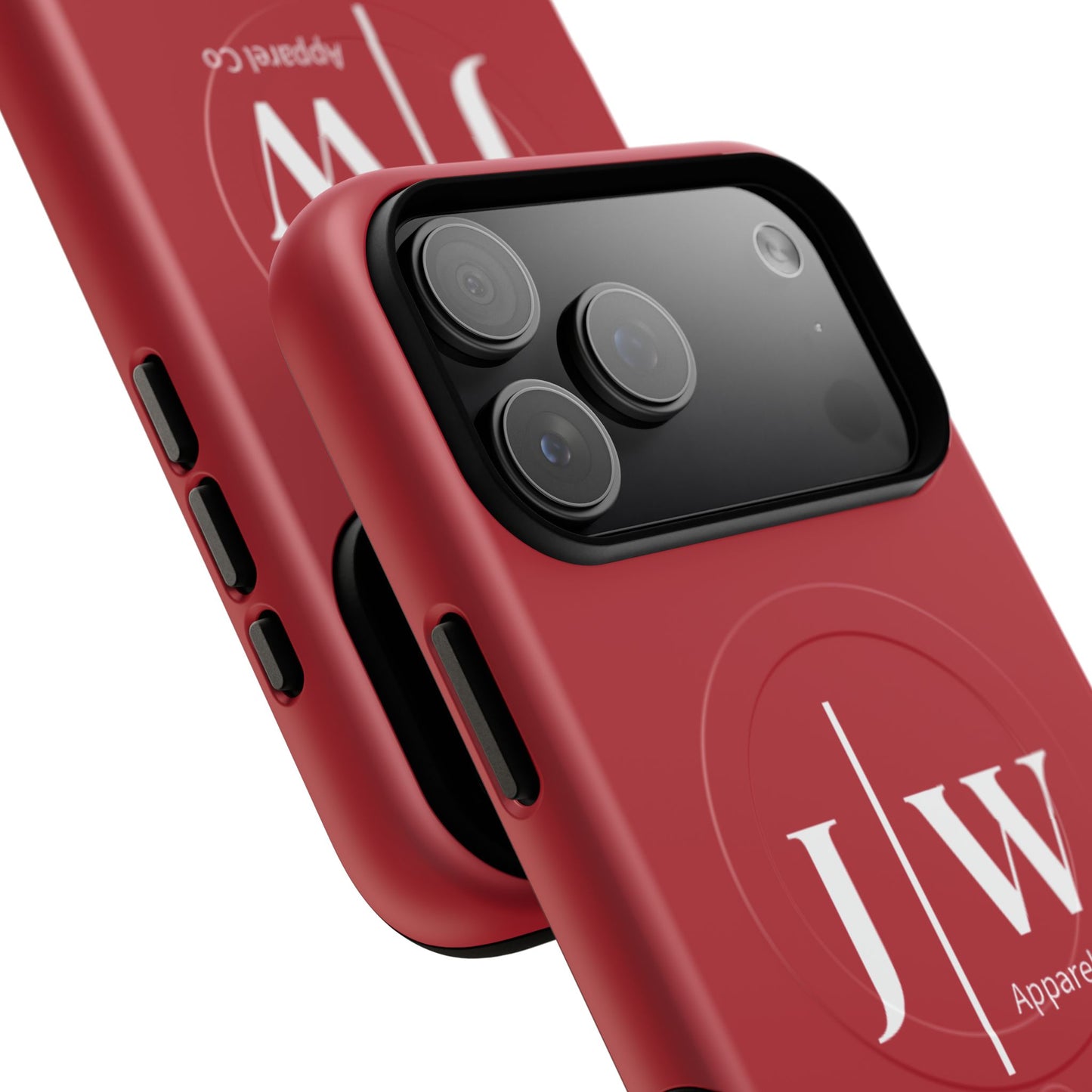 Tough “Dark Red” Magnetic iPhone Case