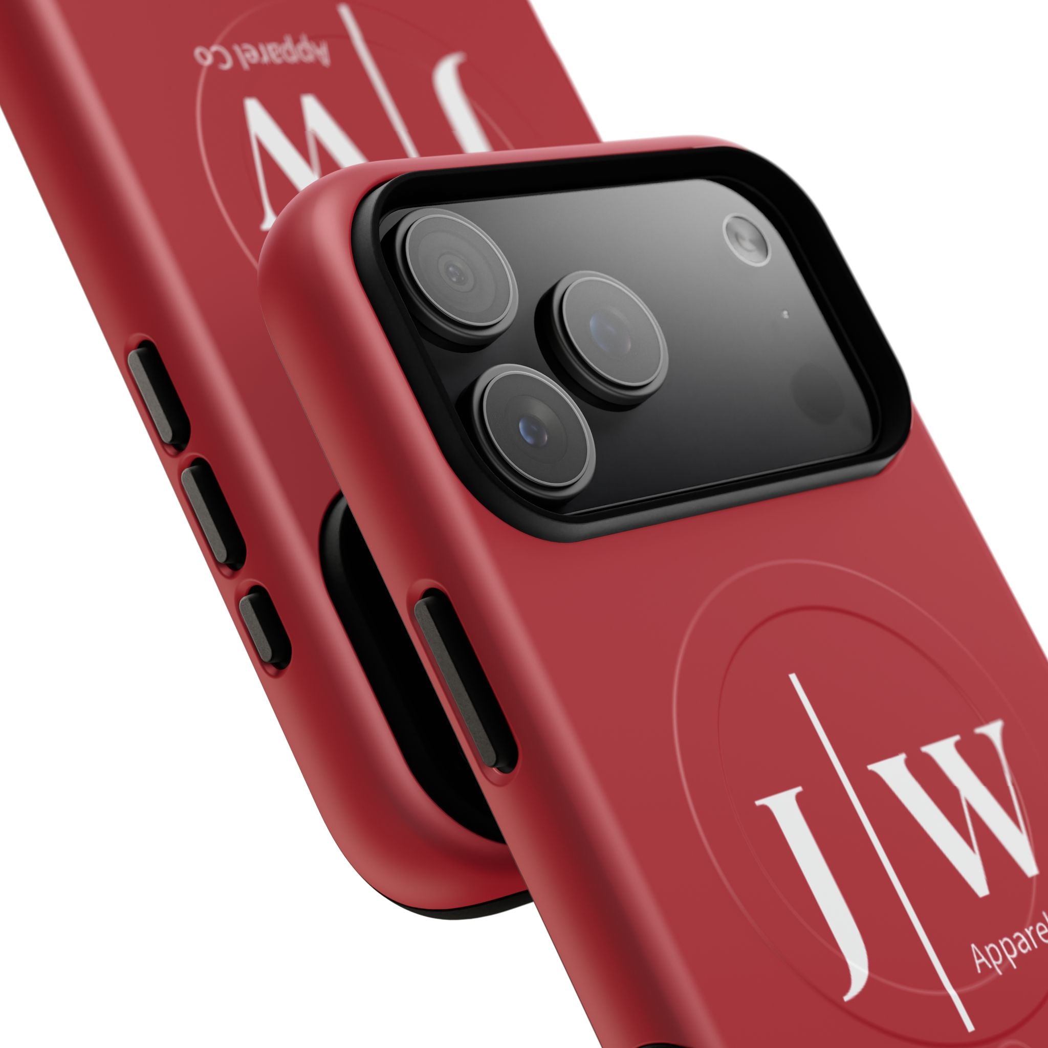 Tough “Dark Red” Magnetic iPhone Case