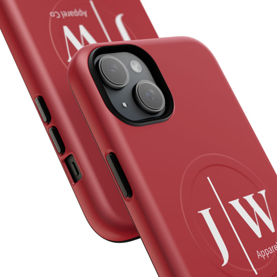 Tough “Dark Red” Magnetic iPhone Case
