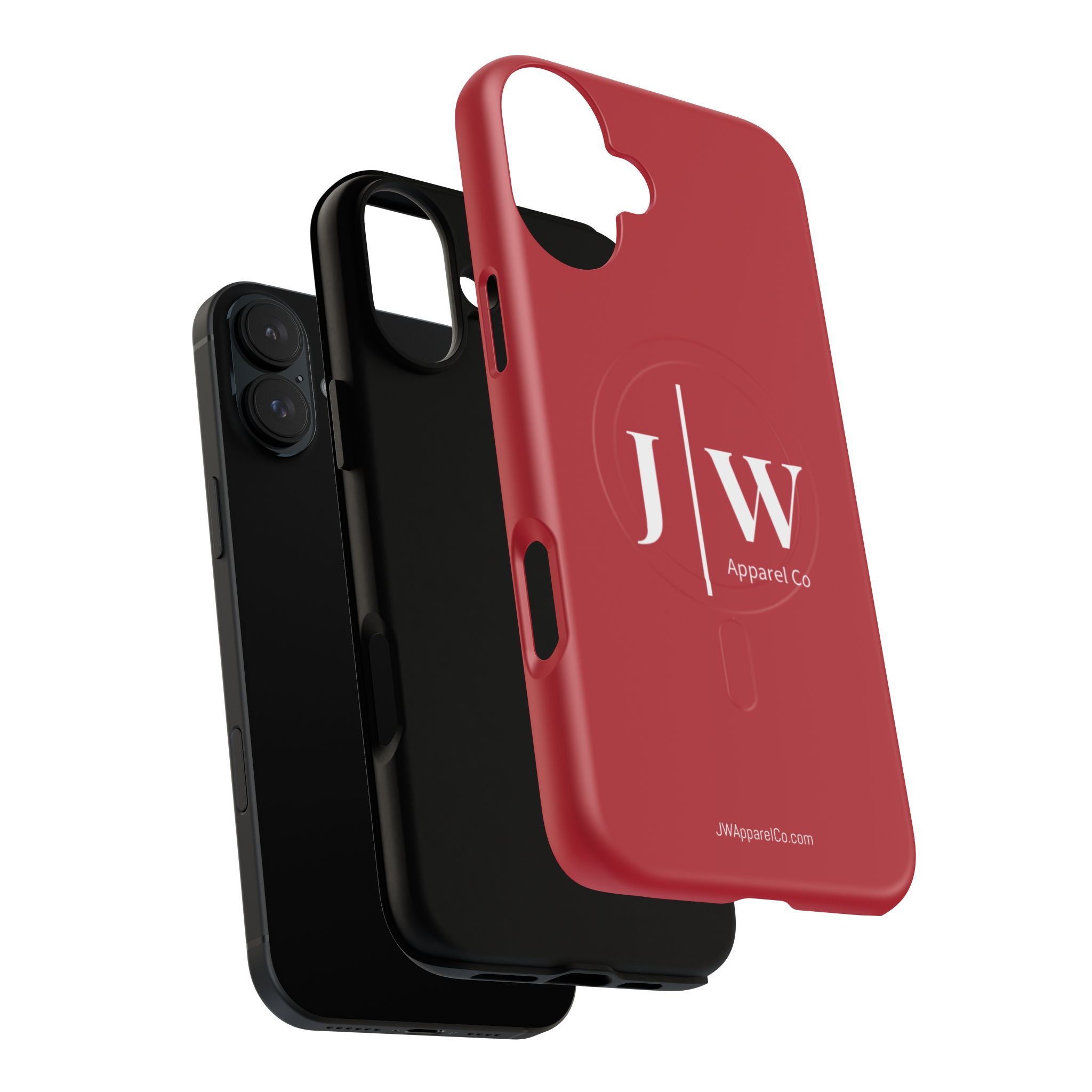 Tough “Dark Red” Magnetic iPhone Case