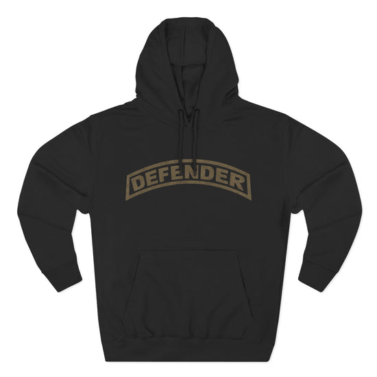 SF Defender Graphic Hoodie — "Peace Through Strength"