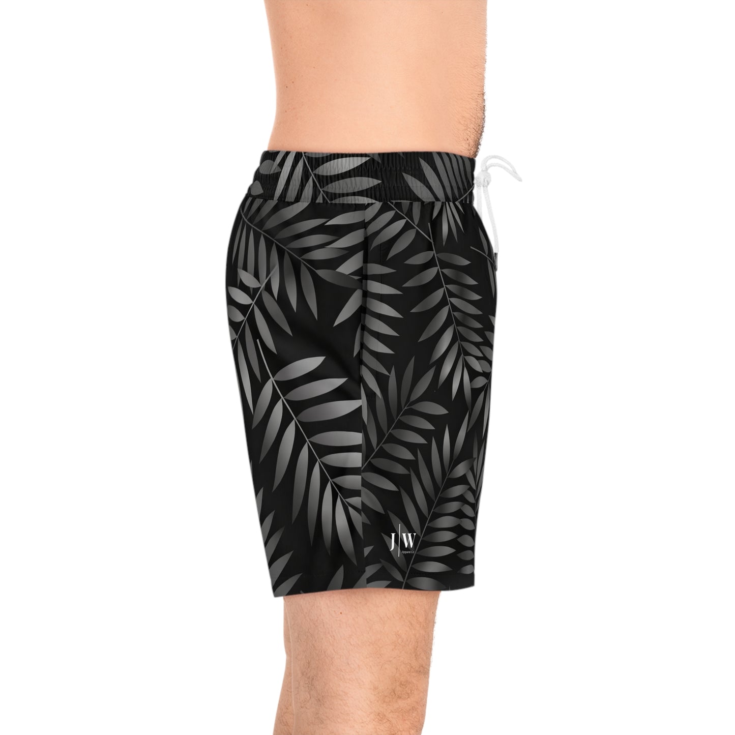 Men’s Black Palm Swim Shorts