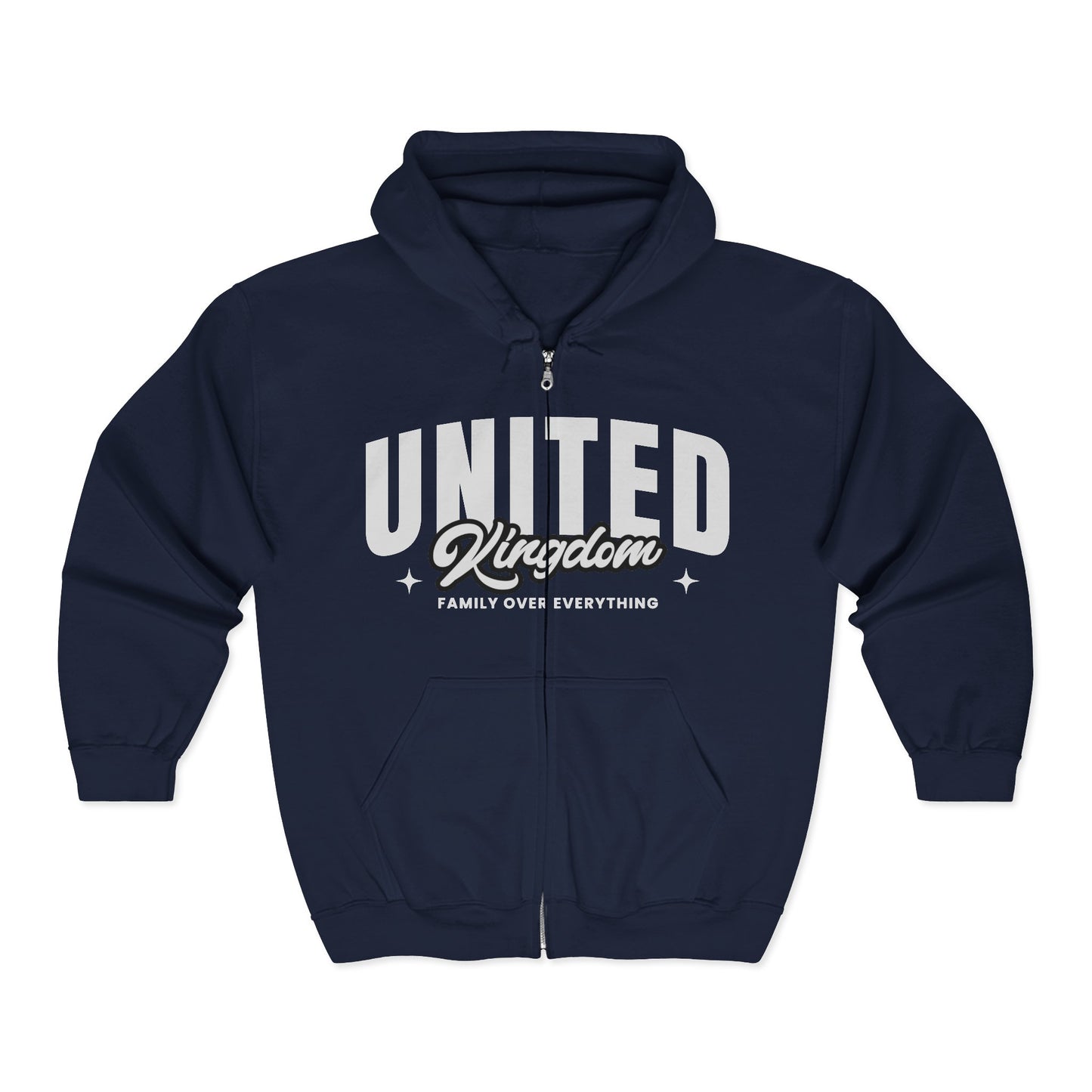 'United Kingdom' Zip-Up Hoodie