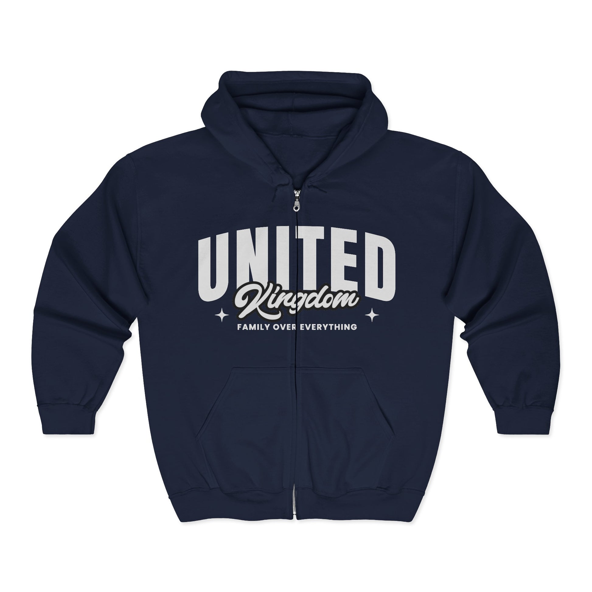 'United Kingdom' Zip-Up Hoodie