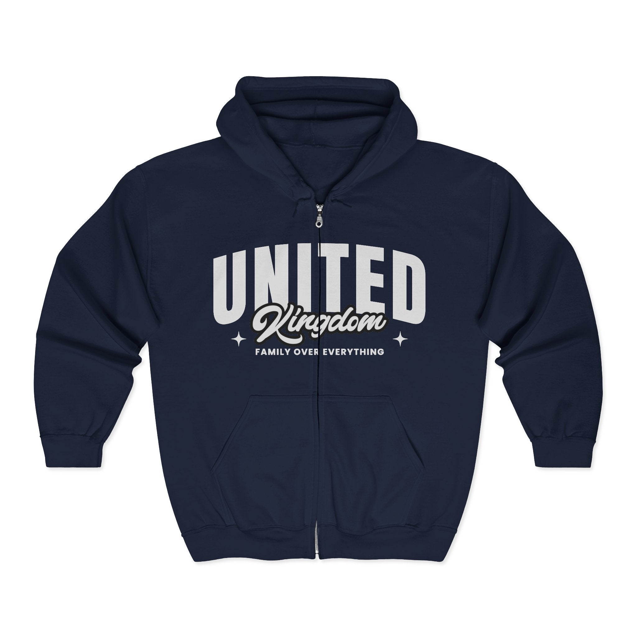 'United Kingdom' Zip-Up Hoodie