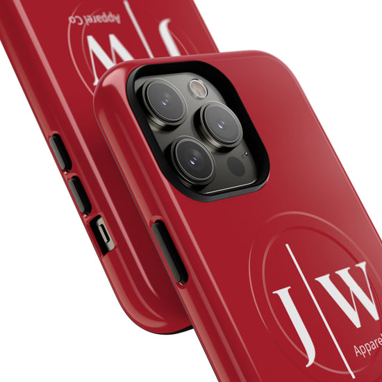 Tough “Dark Red” Magnetic iPhone Case