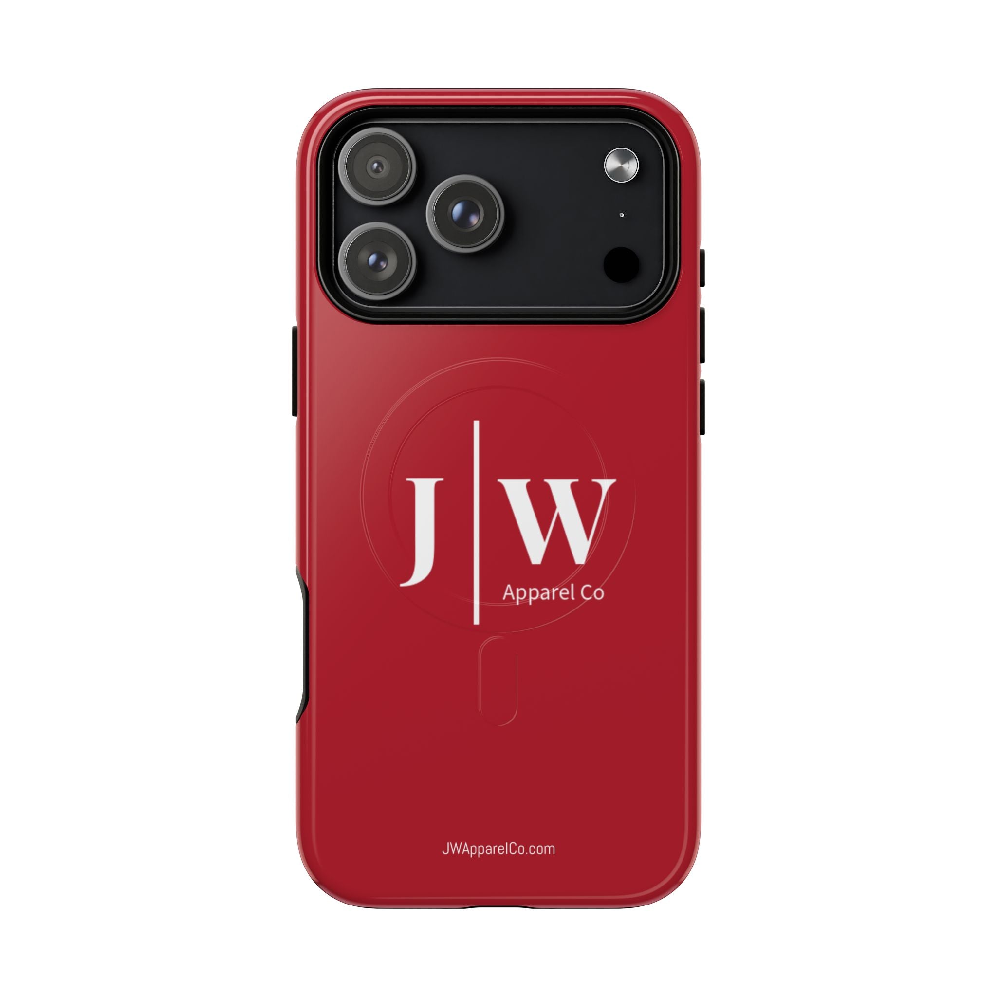 Tough “Dark Red” Magnetic iPhone Case