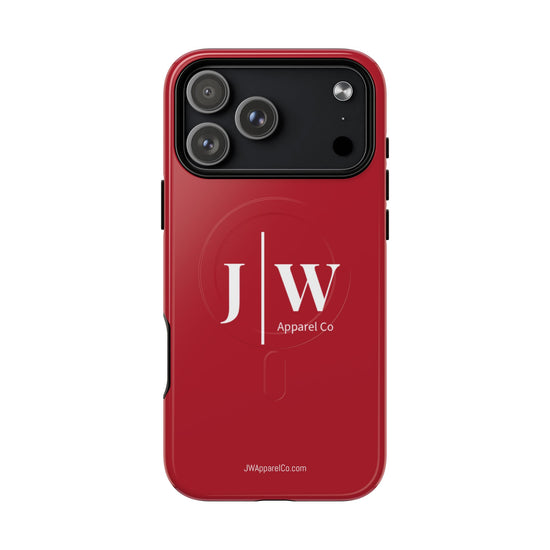 Tough “Dark Red” Magnetic iPhone Case