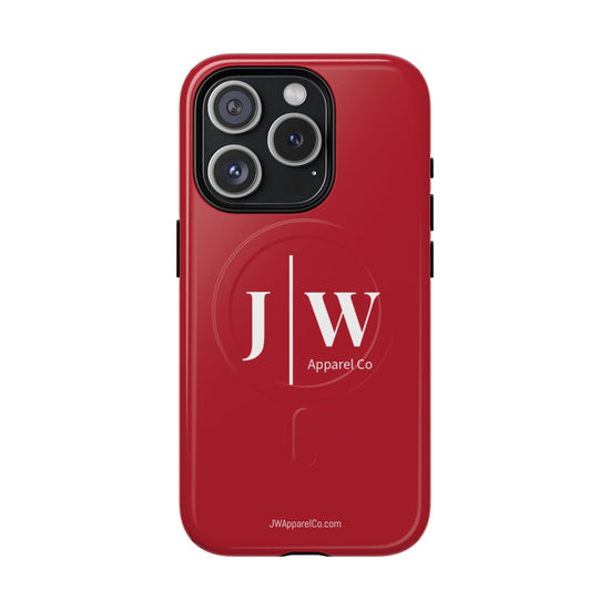 Tough “Dark Red” Magnetic iPhone Case