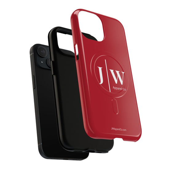 Tough “Dark Red” Magnetic iPhone Case